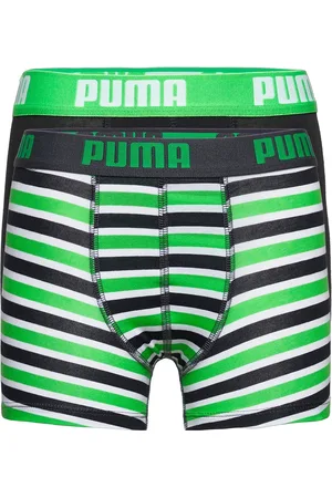 PUMA Boys Basic Boxer Printed Strip Patterned