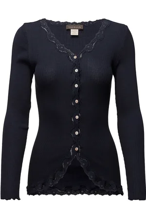 Rosemunde Rwbabette Ls V-Neck Regular Lace Ca Blue