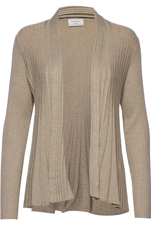 Freequent Cardigan From Freequent In A Soft Material With An Elegant Texture. The Cardigan Beige