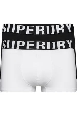 Superdry Trunk Dual Logo Double Pack White