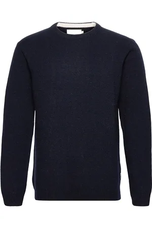Casual Friday Cfkarl Crew Neck Bounty Knit Navy