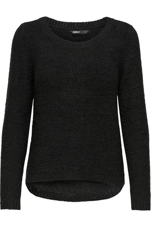 ONLY Onlgeena Xo L/S Pullover Knt Noos Black