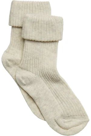 mp Denmark Cotton Rib Baby Socks Beige
