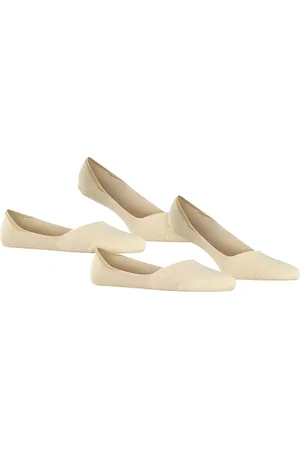 ESPRIT Cotton Invisible 2-Pack Sustainable Uni Coloured Cream