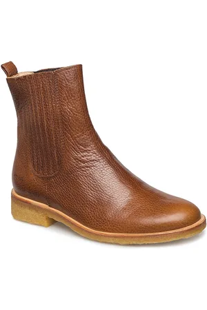 ANGULUS Booties - Flat - With Elastic Brown