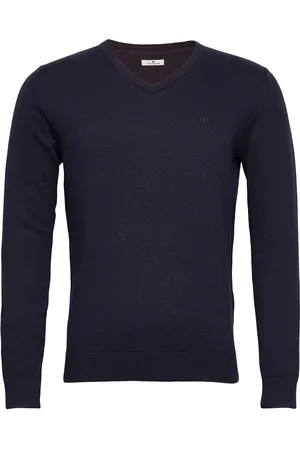 TOM TAILOR Basic V Neck Sweater Navy