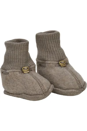 Mikk-Line Wool Footies Beige