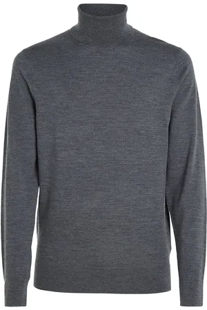 Calvin Klein Merino Turtle Neck Grey