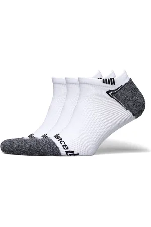 New Balance No Show Run Sock 3 Pack White