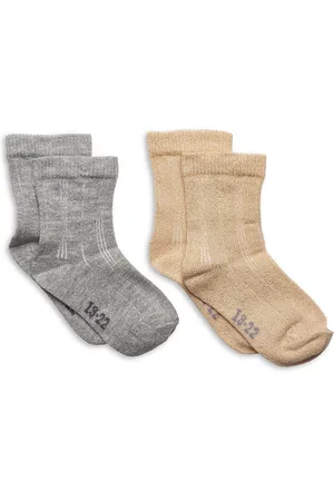 Minymo Ankle Sock W. Lurex Grey