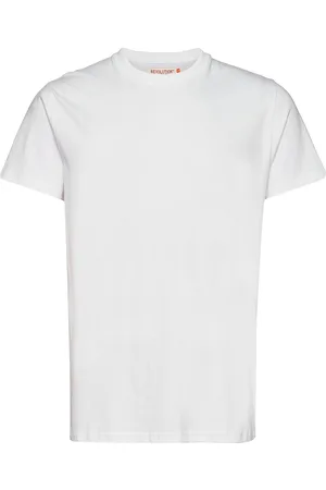 Revolution Regular Fit Round Neck T-Shirt White