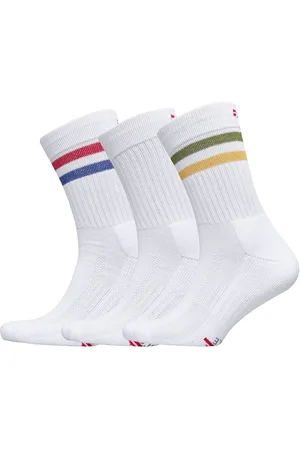 DANISH ENDURANCE Tennis Crew Socks White