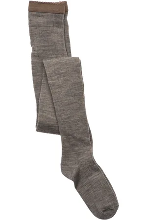 mp Denmark Wool Rib Tights Grey