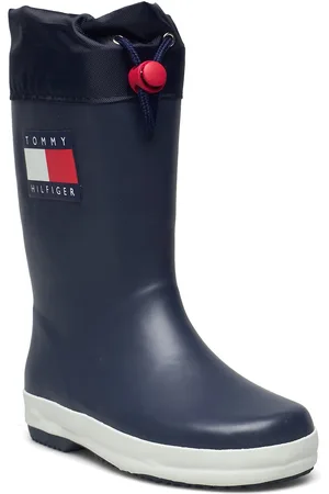 Tommy Hilfiger Toggle Drawstring Rain Boots Blue