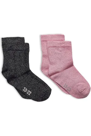 Minymo Ankle Sock W. Lurex Pink