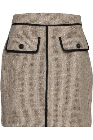 Bruuns Bazaar Bergeniabbmabella Skirt Brown