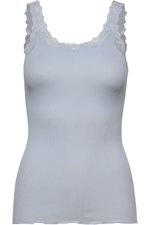 Rosemunde Rwbabette Sl Deep Back Lace Top Blue