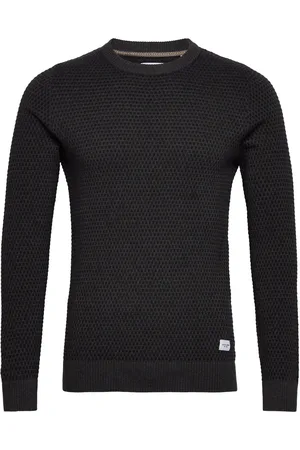 JACK & JONES Jjeatlas Knit Crew Neck Noos Jack & J S Black