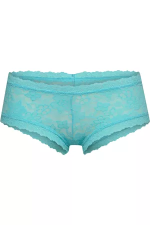 Hanky Panky Kvinder Boxer - Daily Lace, Boyshort Blue