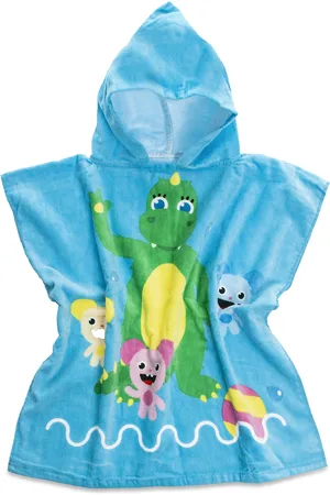 Teddykompaniet Bolibompa Dragon, Poncho Blue