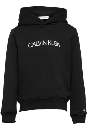 Calvin Klein Institutional Logo Hoodie Black