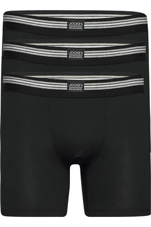 Jockey Boxer Trunk 3-P Black