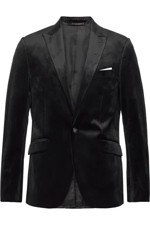 Lindbergh Velvet Blazer Black