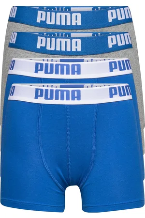 PUMA Boys Basic Boxer 4P Ecom Blue