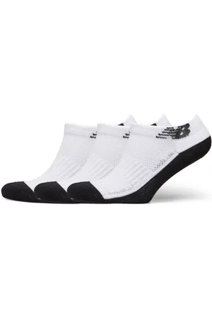 New Balance Unisex Response Performance No Show Socks 3 Pack White