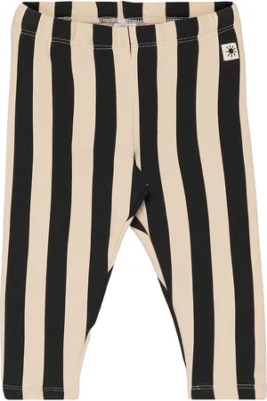 Lindex Leggings Verticalstripe Brushe Patterned