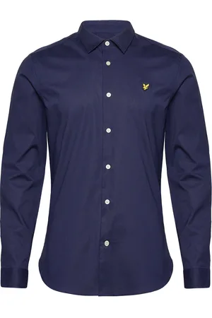 Lyle & Scott Ls Slim Fit Poplin Shirt Navy