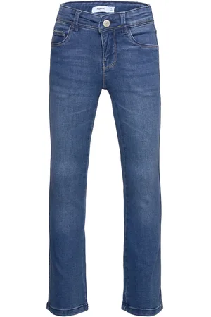 NAME IT Nkfpolly Skinny Boot Jeans 1142-Au Noos Blue