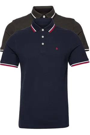 JACK & JONES Jjepaulos Polo Ss 2Pk Mp Noos Jack & J S Navy