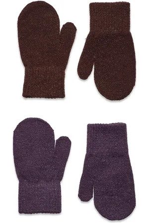 CeLaVi Magic Glitter Mittens 2-Pack Brown