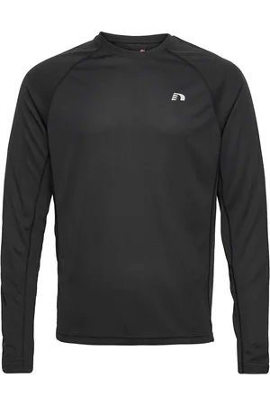 Newline Men Core Running T-Shirt L/S Black