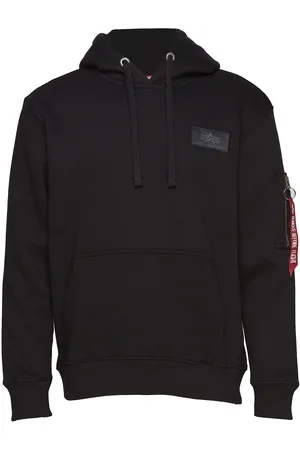 Alpha Industries Back Print Hoody Black