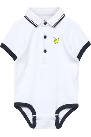 Lyle & Scott Tipped Polo Romper Hanging Patterned