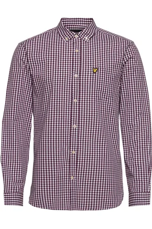 Lyle & Scott Ls Slim Fit Gingham Shirt Patterned