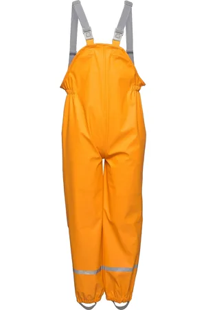 Color Kids Pants Pu W. Suspender Orange