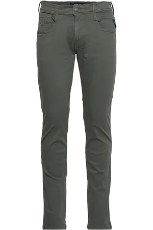 Replay Anbass Trousers Slim Hyperflex Colour Xlite Green
