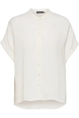 Soaked in Luxury Slhelia Shirt Ss White