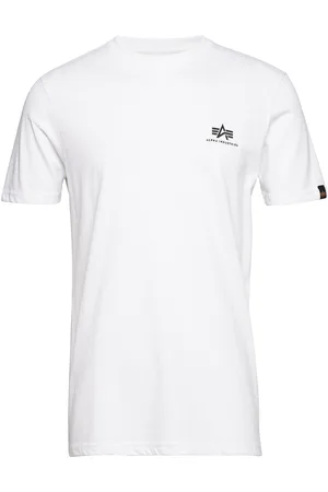 Alpha Industries Basic T Small Logo White