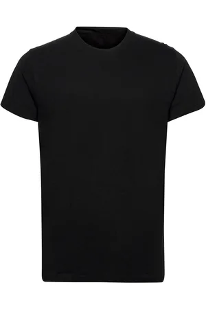 Revolution Regular Fit Round Neck T-Shirt Black