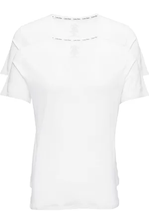 Calvin Klein 2P S/S V Neck White