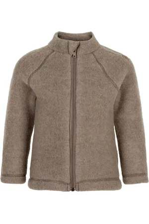 Mikk-Line Wool Baby Jacket Beige