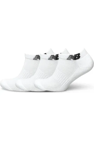 New Balance Unisex Response Performance No Show Socks 3 Pack White