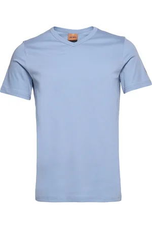 MOS MOSH Gallery Perry Crunch V-Ss Tee Blue