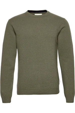 Casual Friday Cfkarl Crew Neck Bounty Knit Khaki