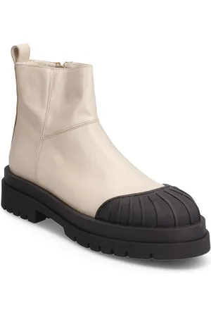 ANGULUS Boots - Flat Cream