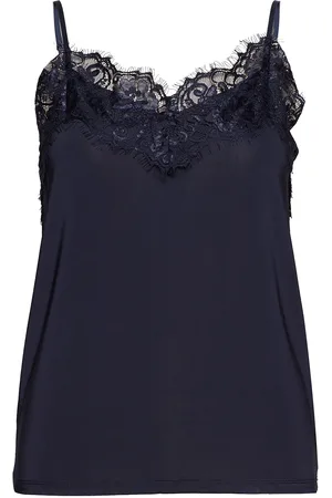 Soaked in Luxury Slclara Singlet Navy